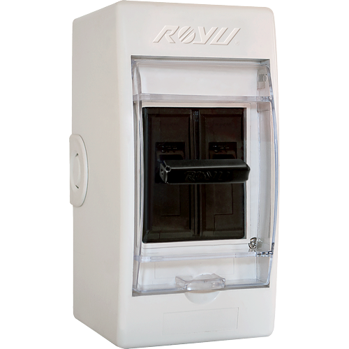 Royu Safety Breaker 15A with Cover and Outlet Moulded Case