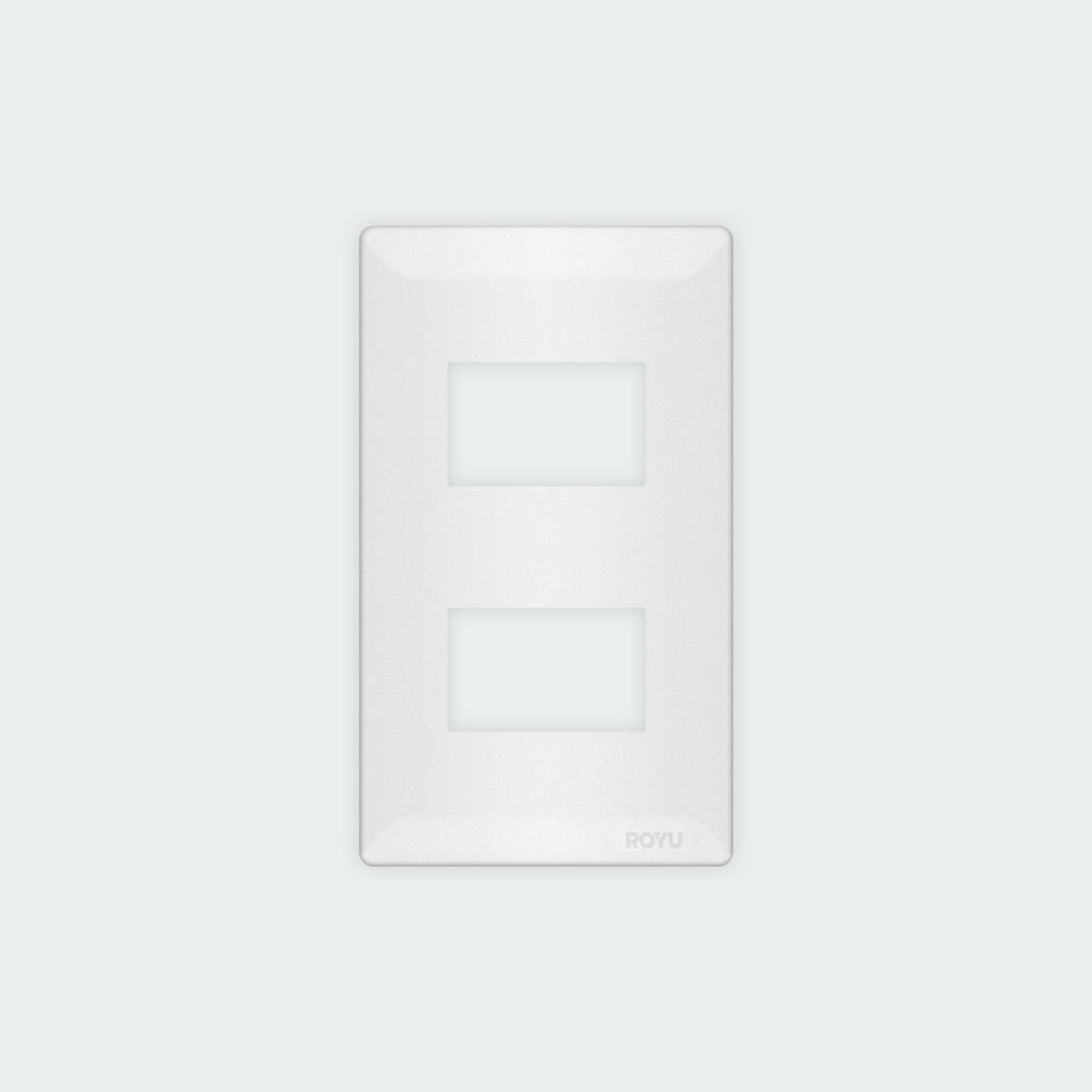 ROYU Super Wide 2 Gang Plate - S size