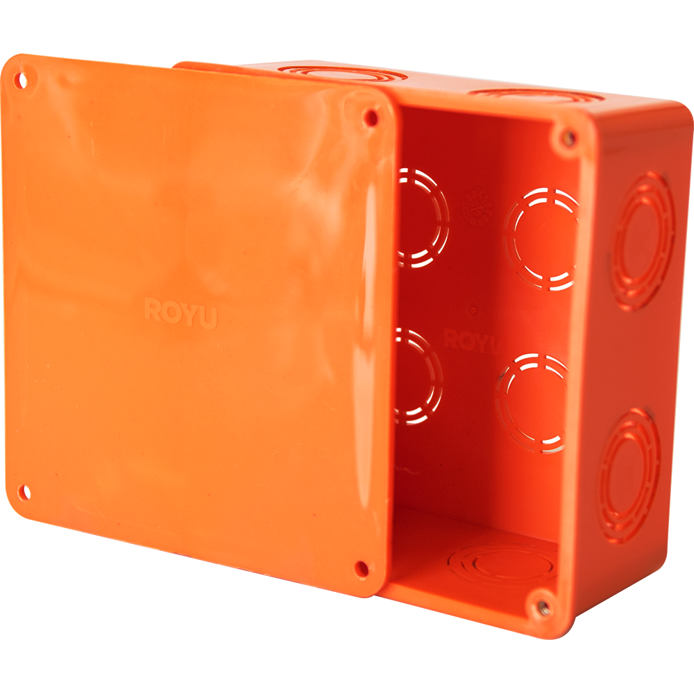 Royu Square Box with Cover and Screw