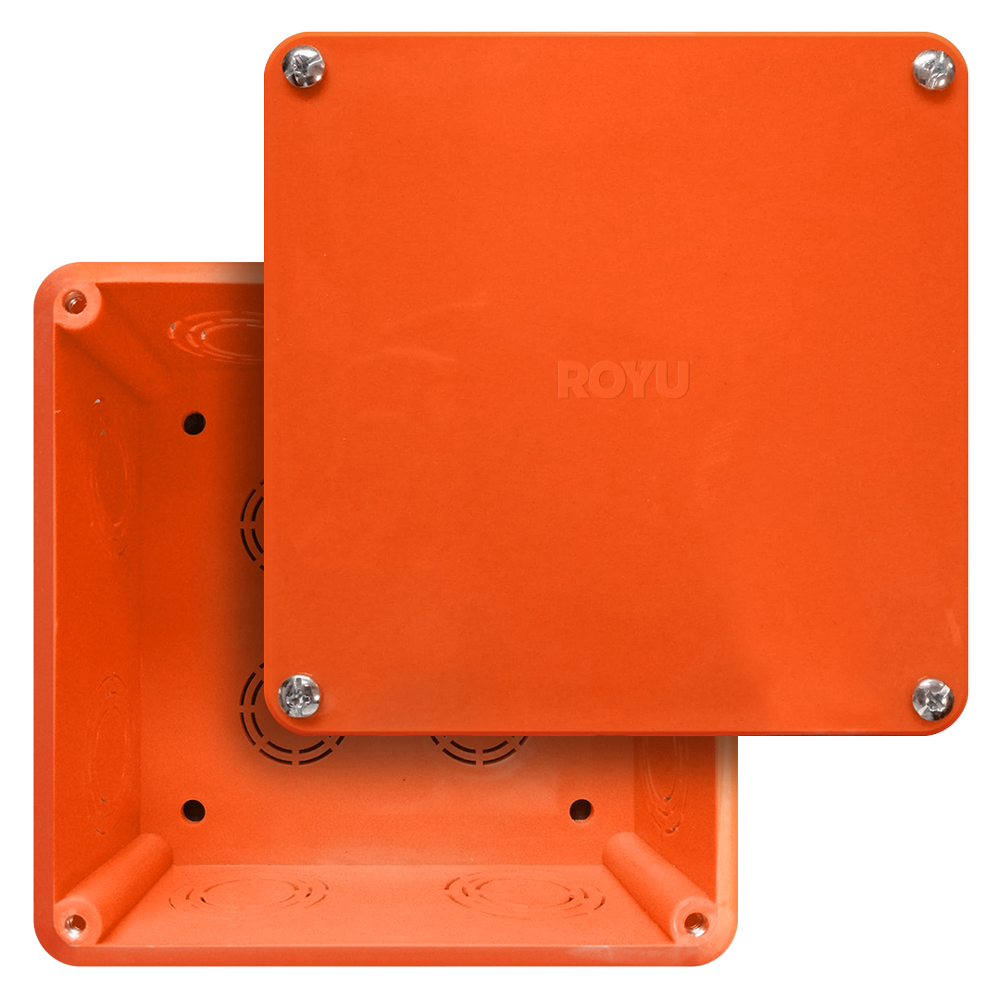 ROYU Square Box with Cover and Screw