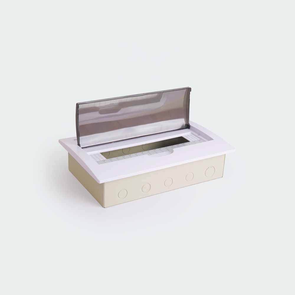ROYU Metal Panel Box with Ploycarbonate Cover - 18 Branches