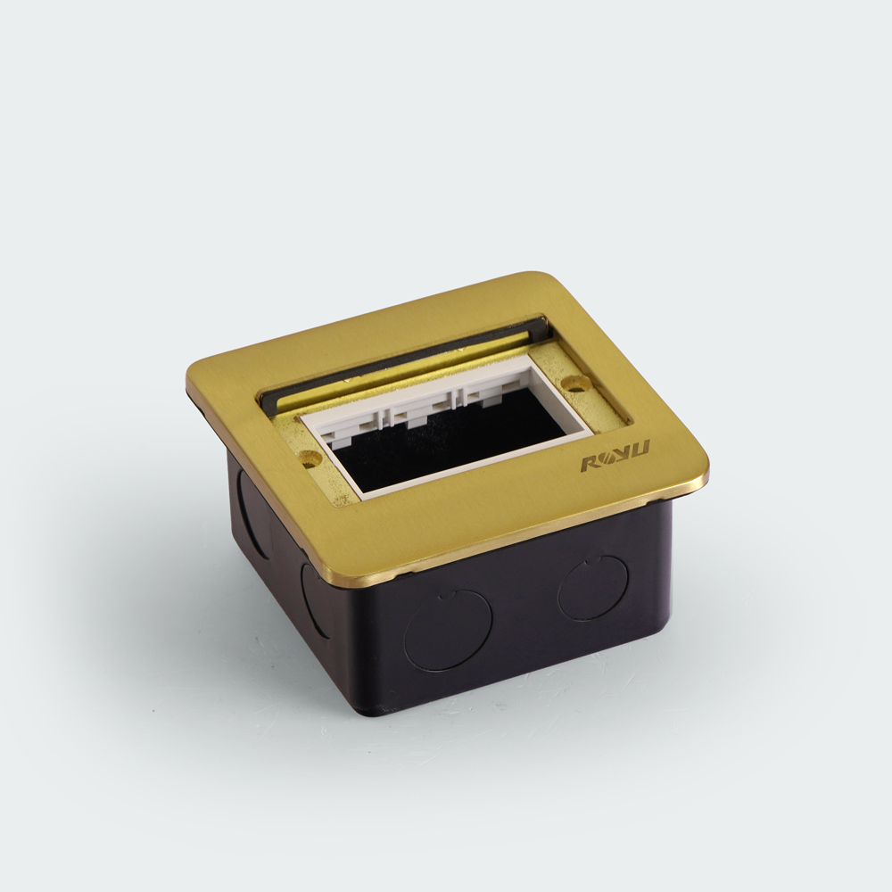 ROYU Floor Receptacle Fixture - Bronze
