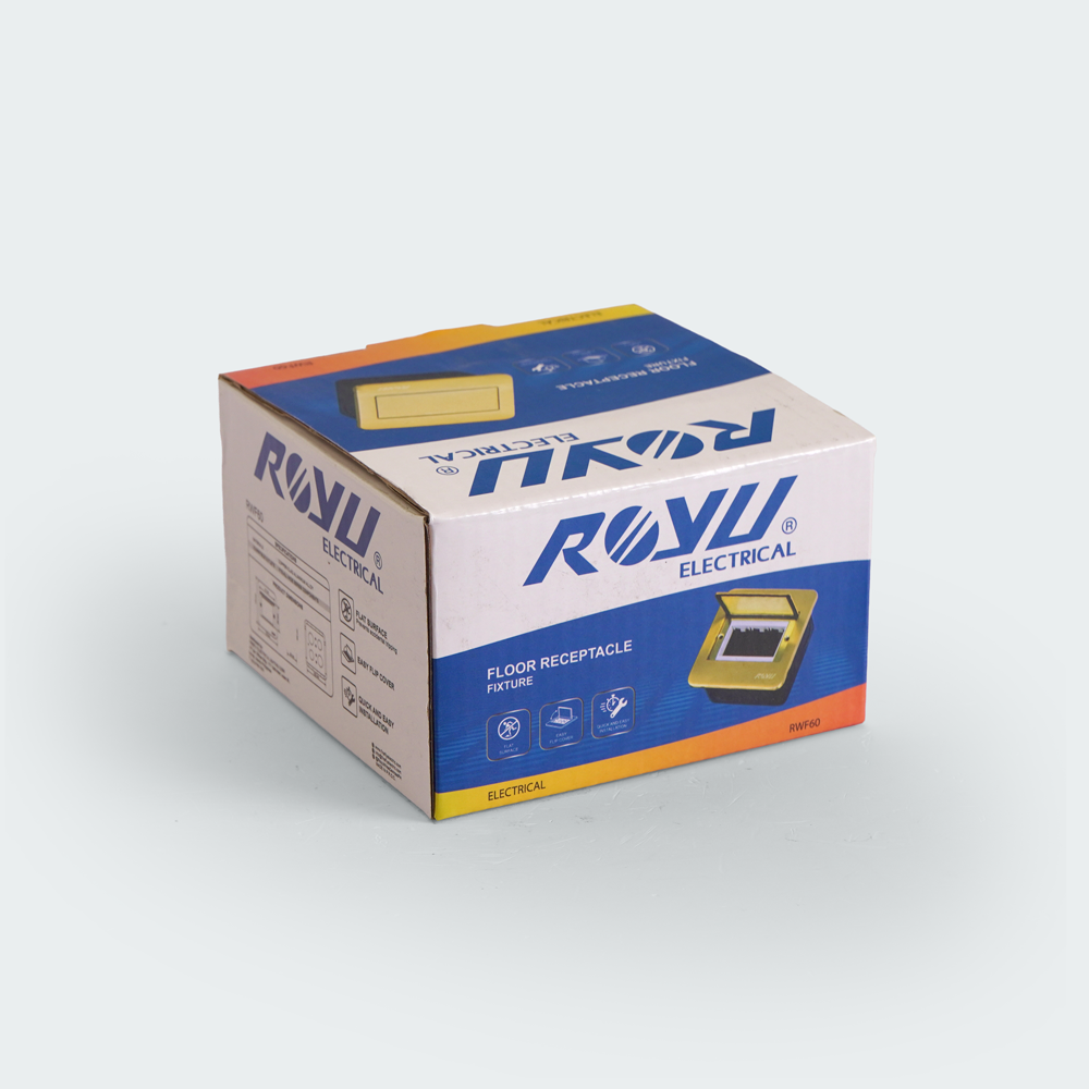 ROYU Floor Receptacle Fixture - Bronze