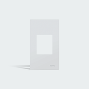 ROYU Wide Series 1 Gang Plate for Universal Outelts with Ground