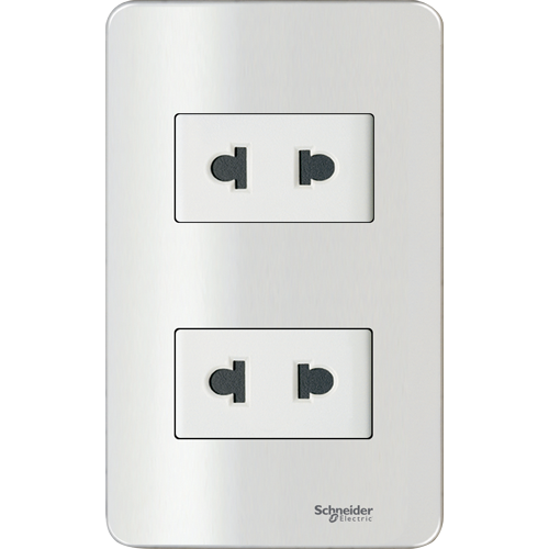 Schneider Concept Series Duplex Universal Outlet