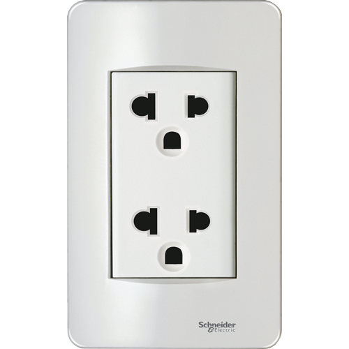 Schneider Concept Series Duplex Universal Outlet