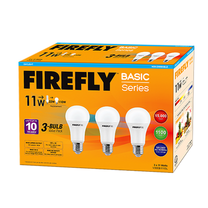 Firefly Basic 3-LED Bulb Value Pack