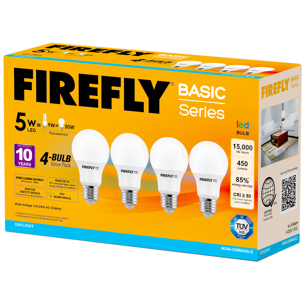 Firefly Basic 4-LED Bulb Value Pack