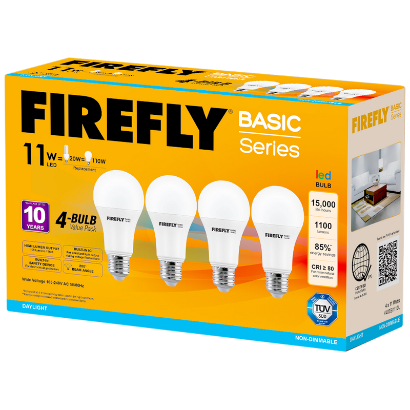 Firefly Basic 4-LED Bulb Value Pack