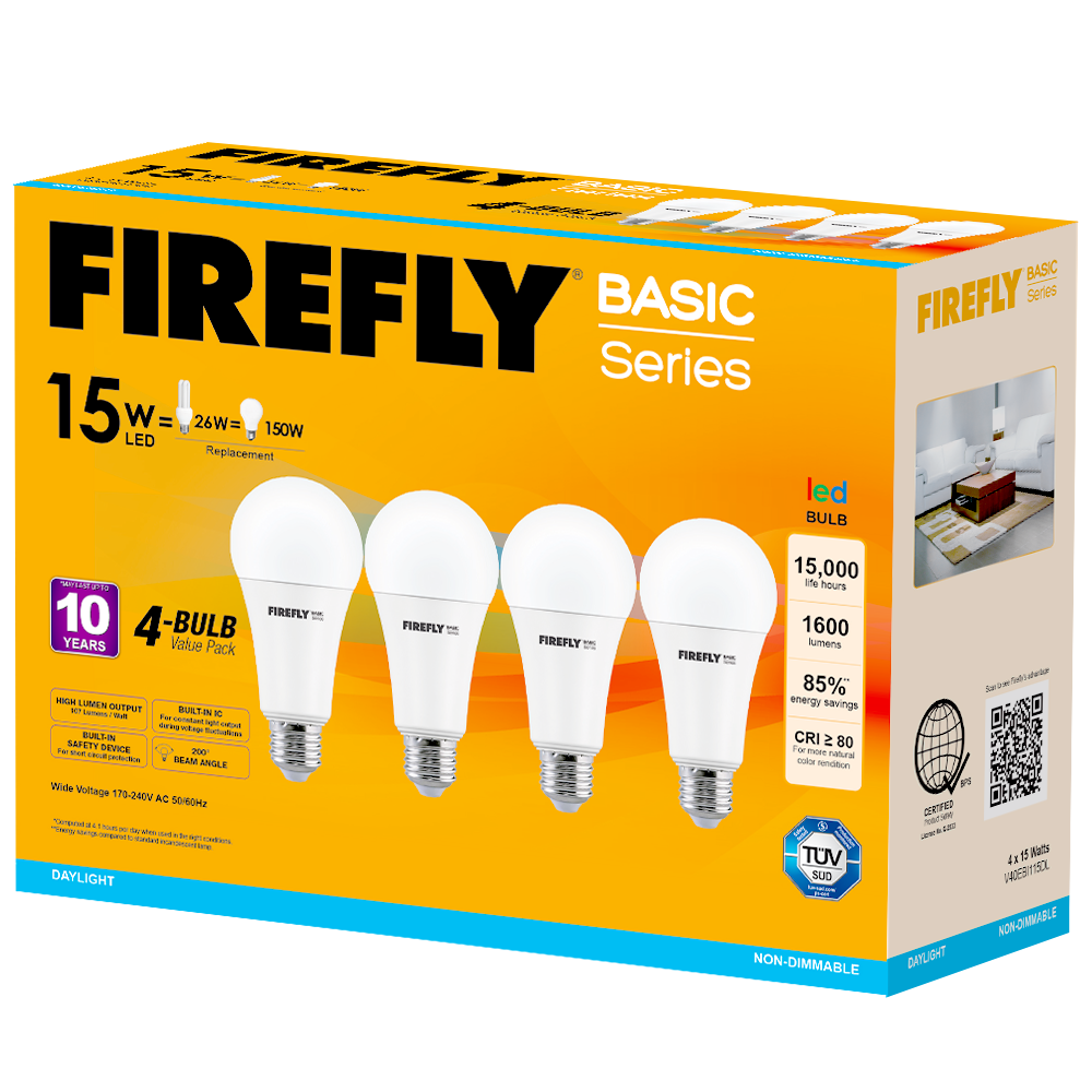 Firefly Basic 4-LED Bulb Value Pack