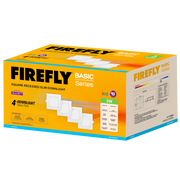 Firefly Basic Series 4-LED Square Recessed Slim Downlight Value Pack