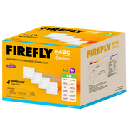 Firefly, Basic, Series, 4-LED, Square, Recessed, Slim, Downlight, Value, Pack
