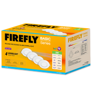 Firefly, Basic, Series, 4-LED, Round, Recessed, Slim, Downlight, Value, Pack