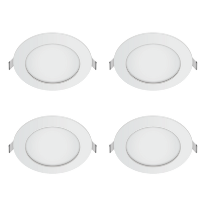 Firefly Basic Series 4-LED Round Recessed Slim Downlight Value Pack