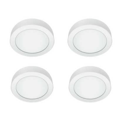 Firefly Basic Series 4-LED Square Surface Slim Downlight Value Pack