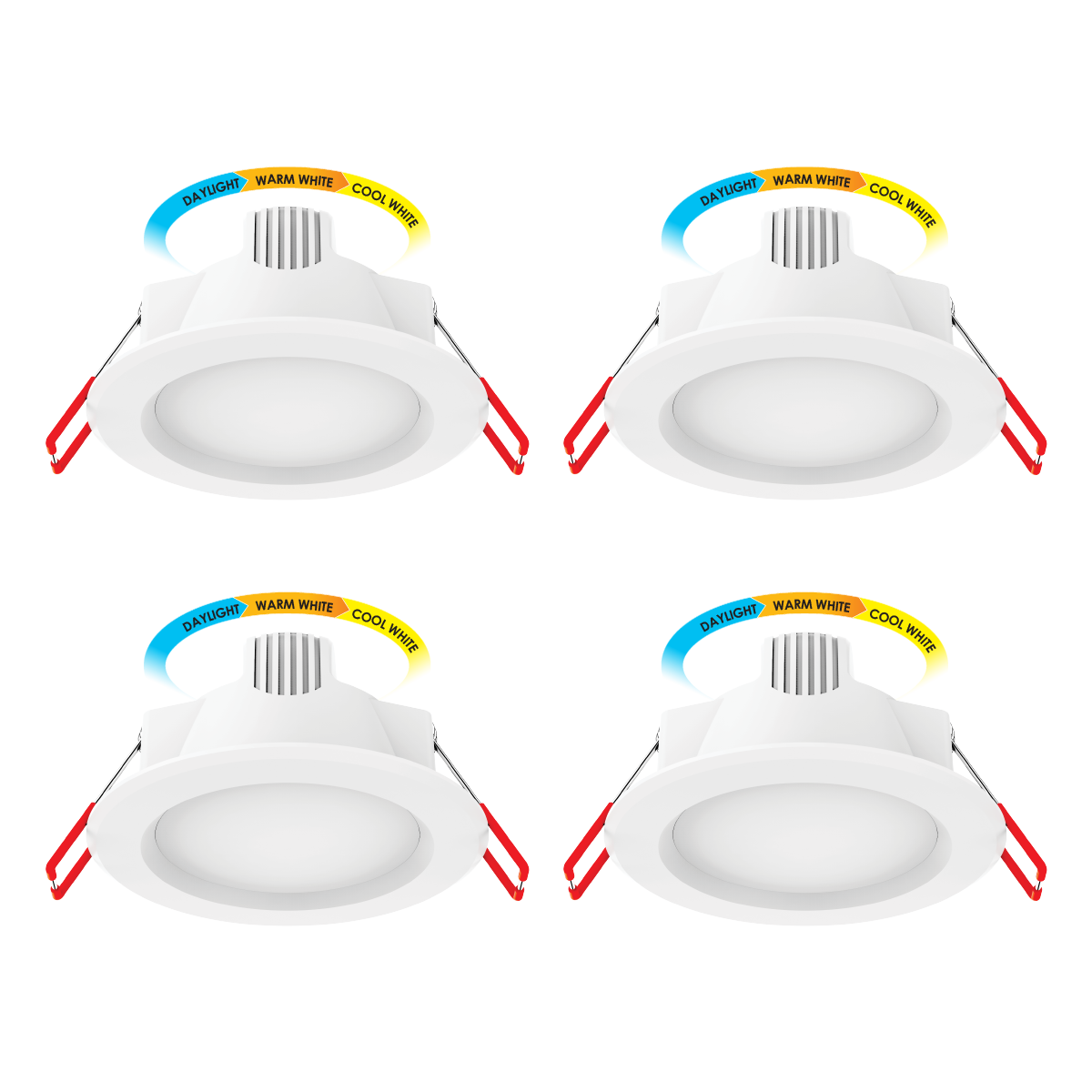 Firefly Basic Series 4-LED Integrated Downlight Value Pack