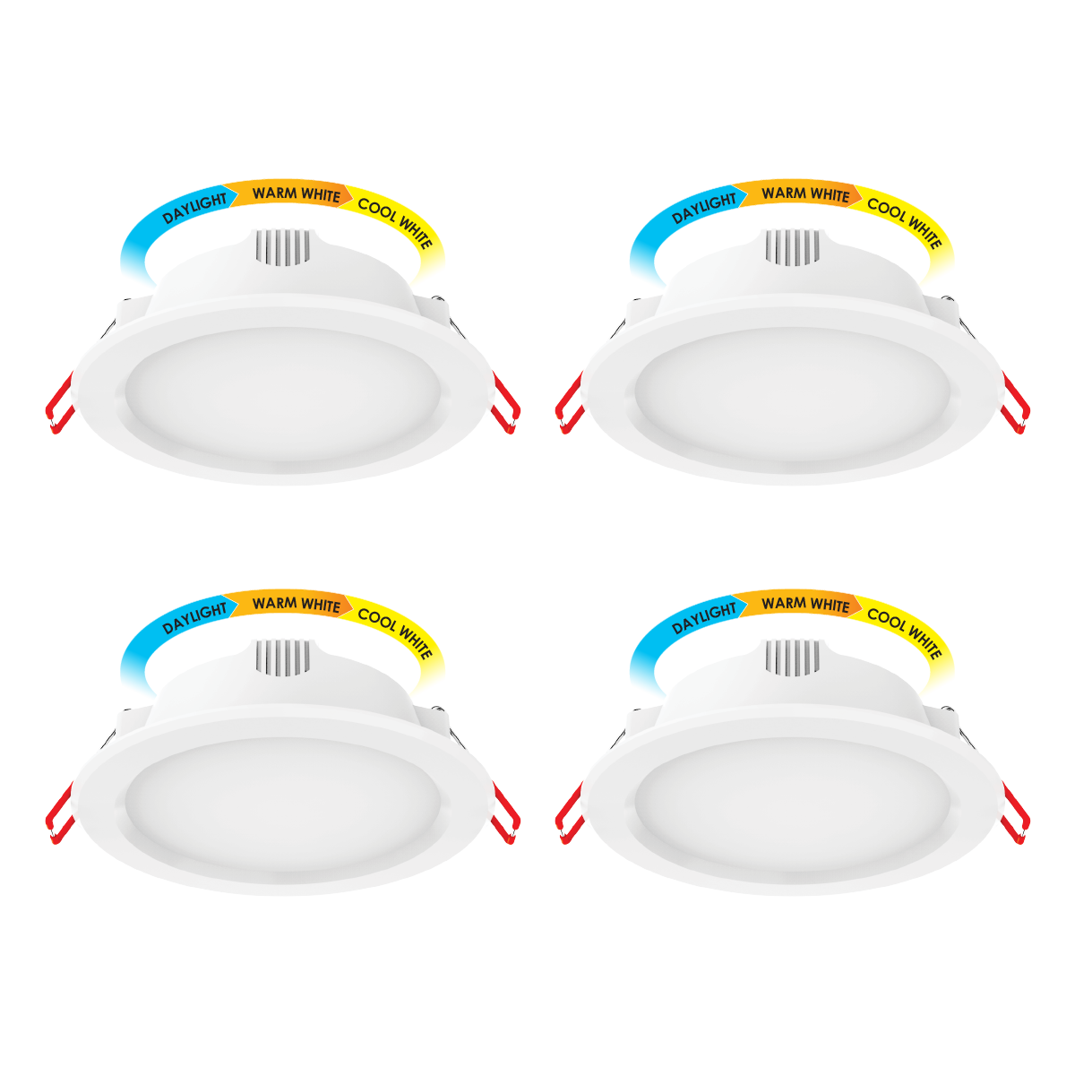 Firefly Basic Series 4-LED Integrated Downlight Value Pack