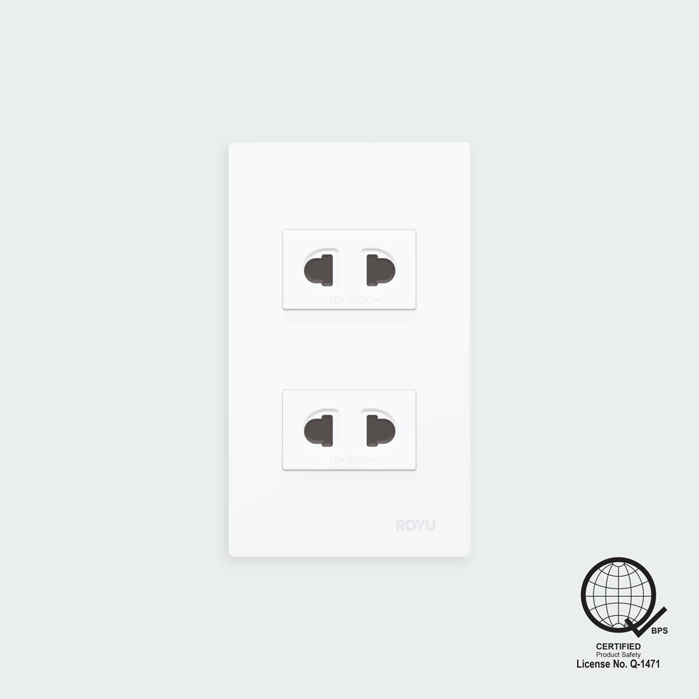 ROYU Wide Series Universal Outlet Set