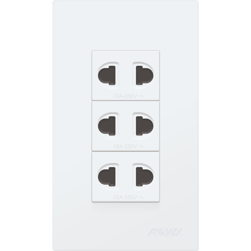 ROYU Wide Series Universal Outlet Set