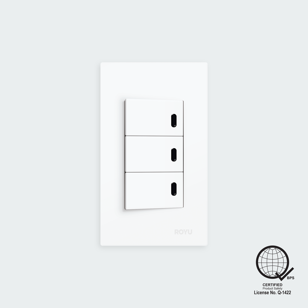 ゆりいろ ROYU Wide Series 1-Way Switch with LED Set – FELCO Store