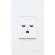 ROYU Wide Series 1 Gang Aircon Outlet Set