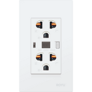 ROYU Wide Duplex GFCI Outlet Set