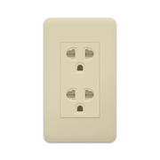 ROYU Classic Duplex Universal Outlet with Ground and Shutter Set
