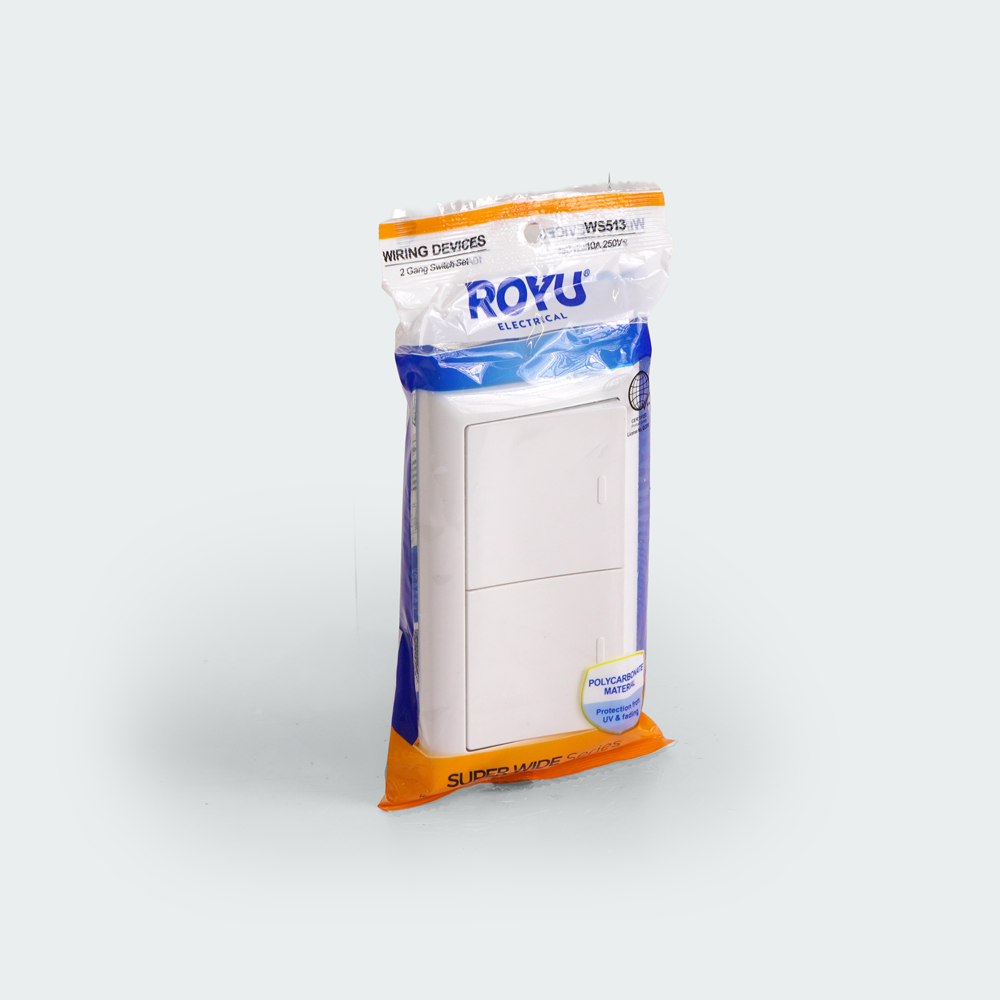ROYU Super Wide 2 Gang Switch Set