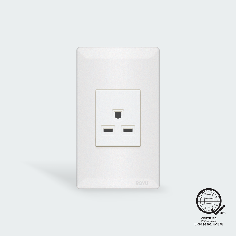 ROYU Super Wide 1 Gang Aircon Outlet Set