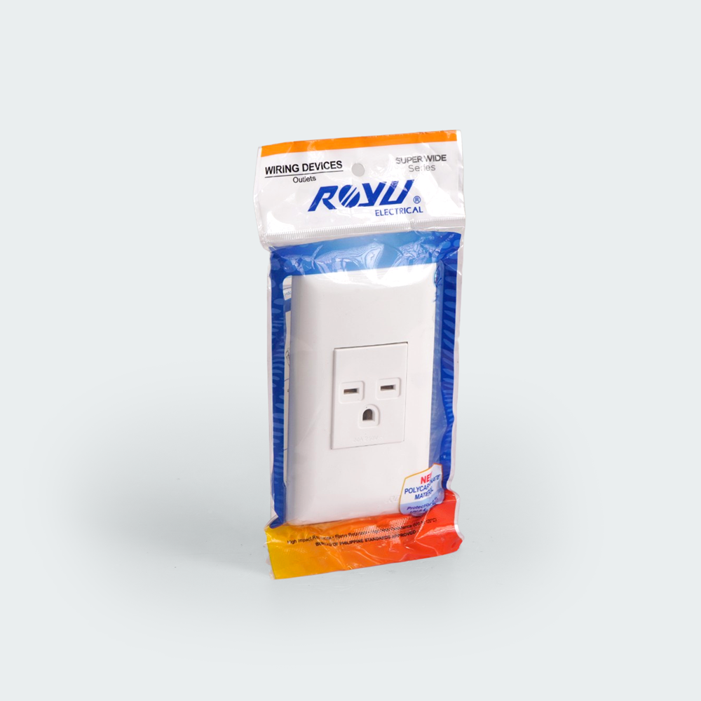 ROYU Super Wide 1 Gang Aircon Outlet Set