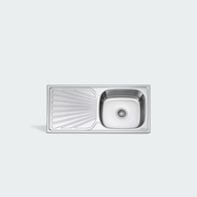 Xpert Kitchen Sink Single Bowl Left Drain with Strainer and P-Trap