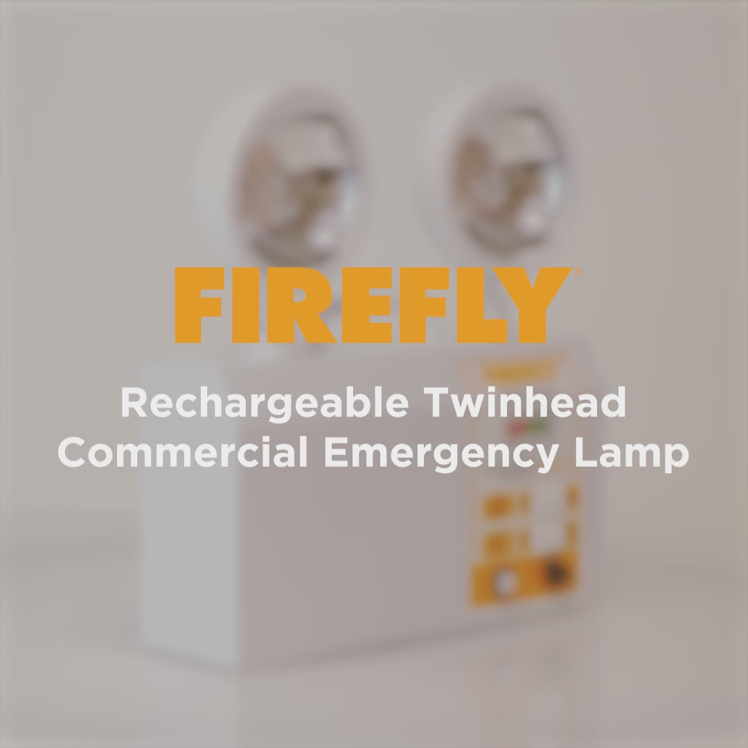 Load video: Firefly Rechargeable Twinhead Lamp