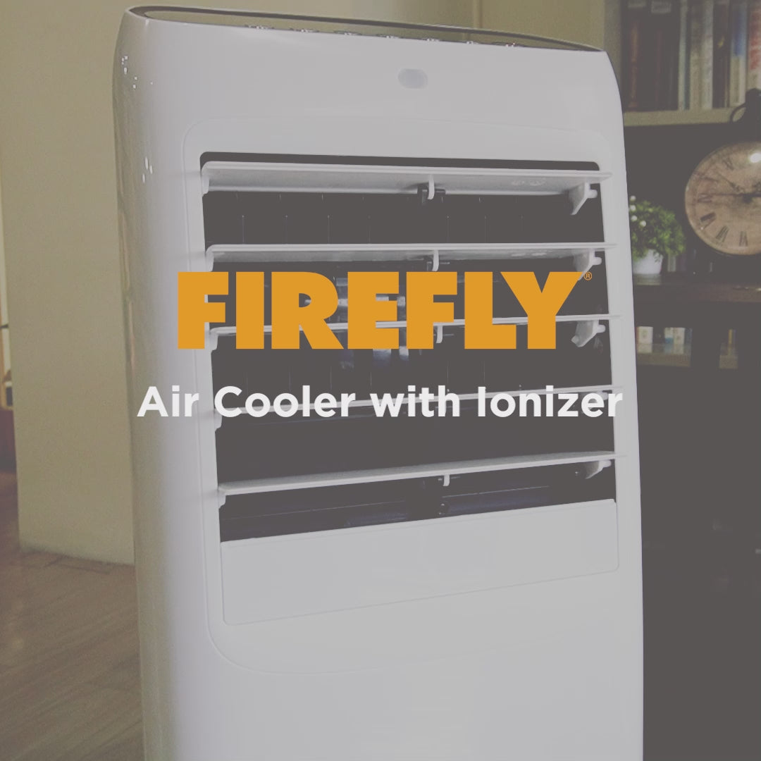 Load video: Firefly Home Portable Air Cooler with Anion