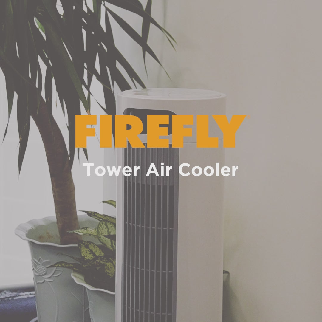 Load video: Firefly Home Tower Air Cooler 7L