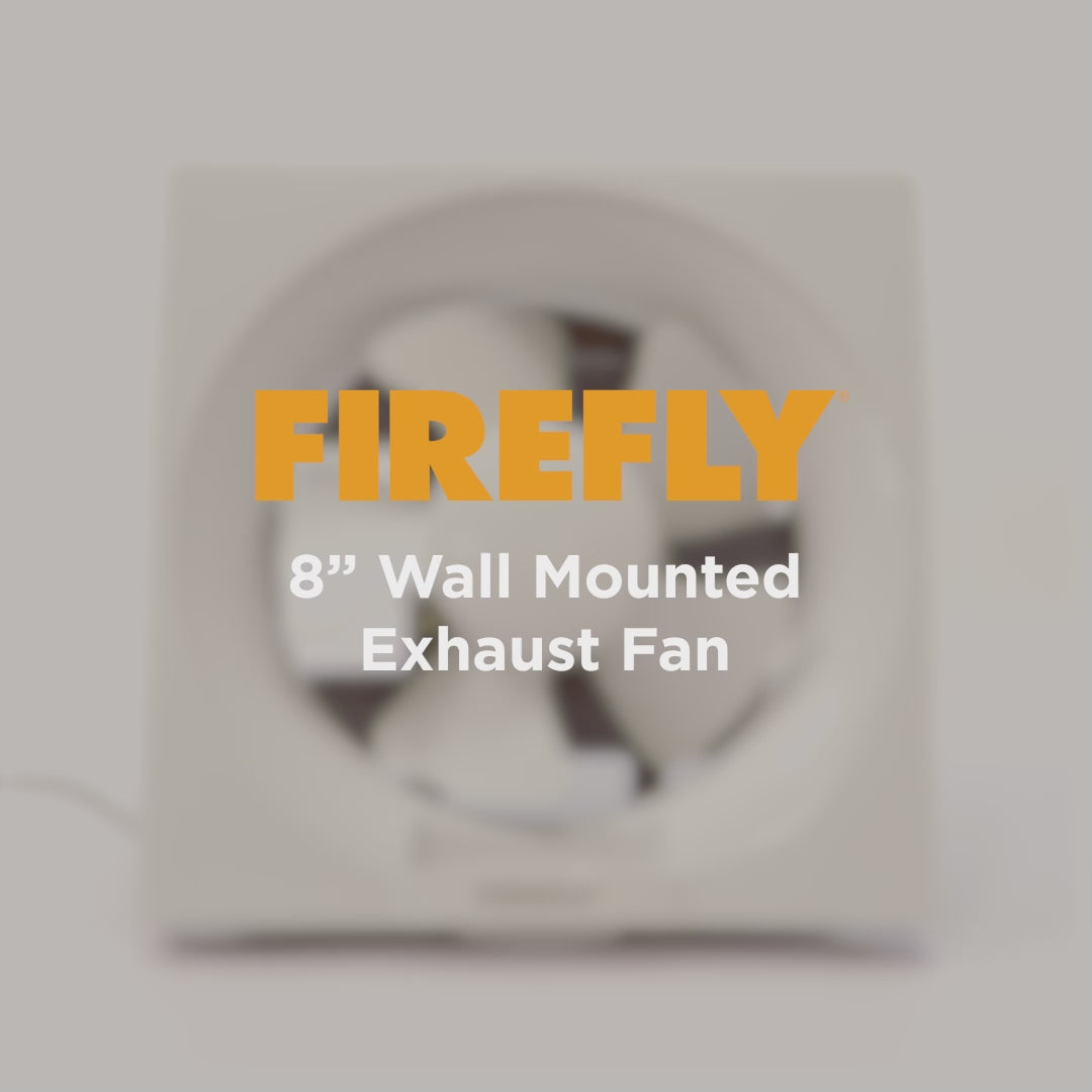 Load video: Firefly Wall Mounted Exhaust Fan Regular