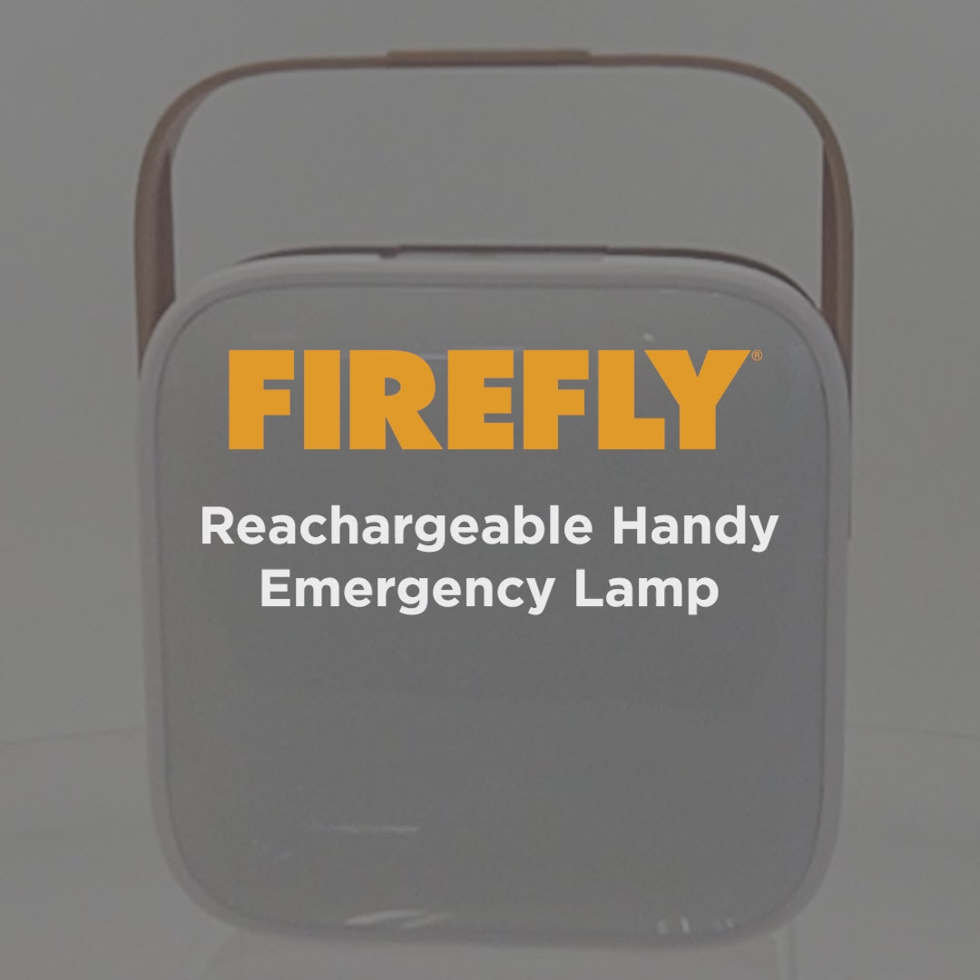 Load video: Firefly Rechargeable Handy Emergency Lamp