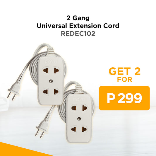 Buy 2s ROYU 2 Gang Universal Outlet for P299